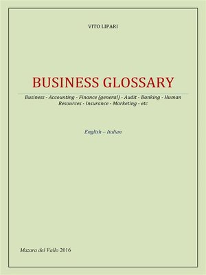 cover image of Business Glossary